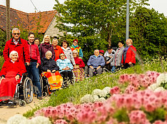 Fotoshooting Bewohner. Foto: Philipp Röger für die Stadt Günzburg