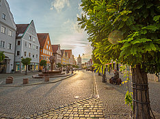 Marktplatz in Günzburg. Foto: Philipp Röger für die Stadt Günzburg