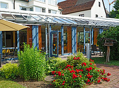 Rosen im garten. Foto: Julia Ehrlich/ Stadt Günzburg